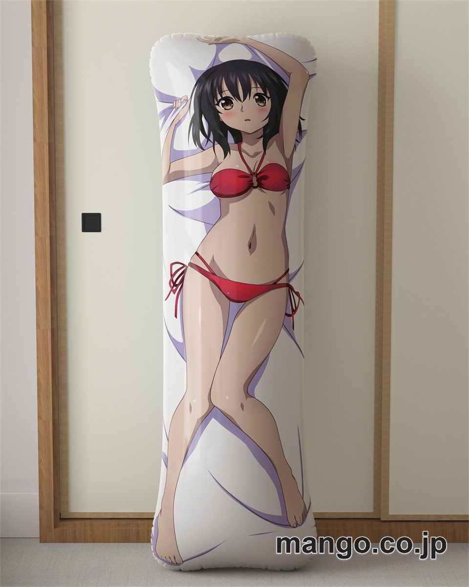 アニメ抱き枕カバーストライク ザ ブラッド姫柊雪菜夏の誘惑大型クッションキャラクターグッズPVC製コレクション用 等身大 抱き枕 空気ビニール製 キャラクターグッズ 2