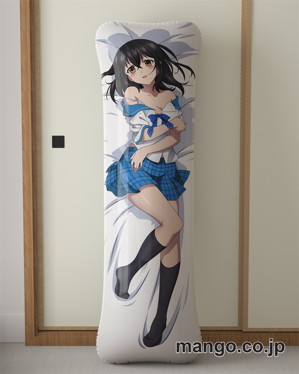アニメ抱き枕カバーストライク ザ ブラッドデラックス雪菜大型クッションキャラクターグッズPVC製コレクション用｜等身大エアクッション ビッグサイズ PVC製 アニメグッズ