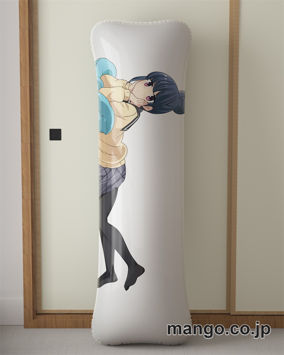 アニメ抱き枕カバーゆるキャン△志摩リン添い寝大型クッションキャラクターグッズPVC製コレクション用｜PVC エアクッション 等身大サイズ 立体ディスプレイ