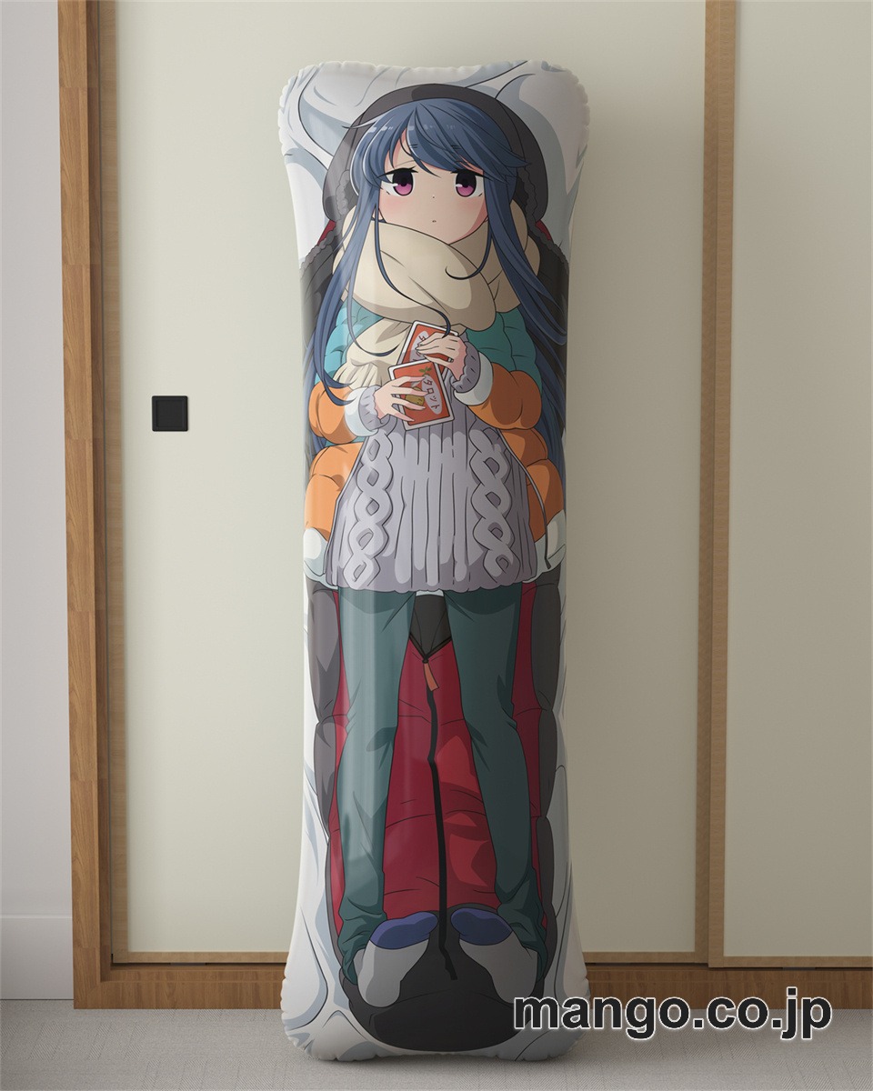 アニメ抱き枕カバーゆるキャン△リン大型クッションキャラクターグッズPVC製コレクション用 等身大 抱き枕 空気ビニール製 キャラクターグッズ 2