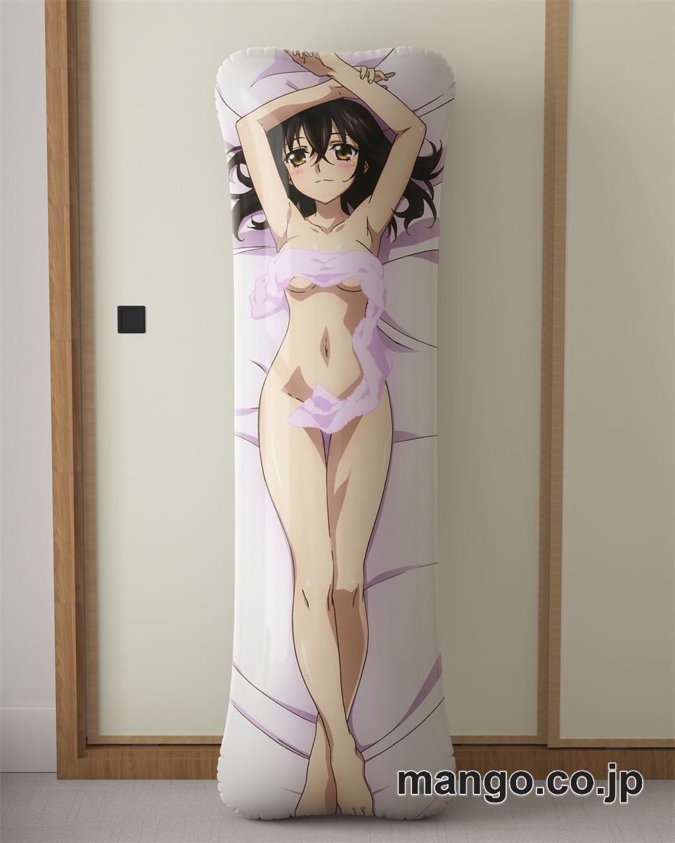 アニメ抱き枕カバーストライク ザ ブラッド姫柊雪菜大型クッションキャラクターグッズPVC製コレクション用｜PVC エアクッション 等身大サイズ 立体ディスプレイ