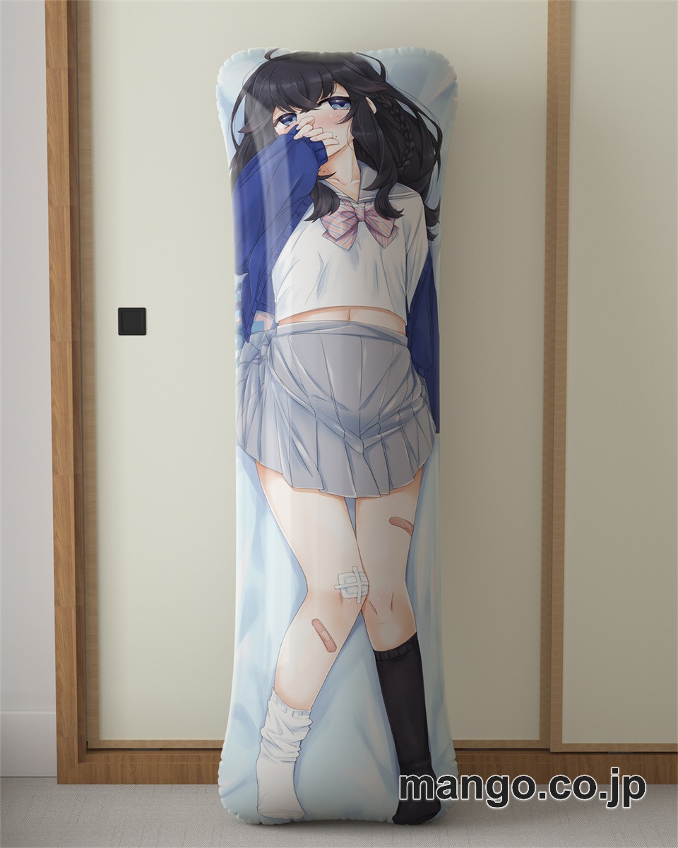 アニメ抱き枕カバー出雲霞(いずもかすみ)大型クッションキャラクターグッズPVC製コレクション用｜PVC エアクッション 等身大サイズ 立体ディスプレイ 2
