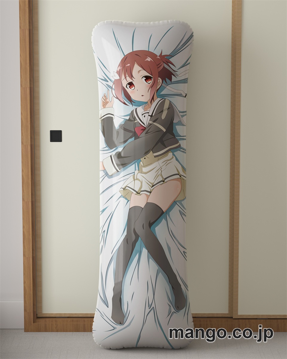 アニメ抱き枕カバー結城友奈は勇者である結城友奈大型クッションキャラクターグッズPVC製コレクション用｜空気ビニール製 等身大抱き枕 コレクション向けグッズ