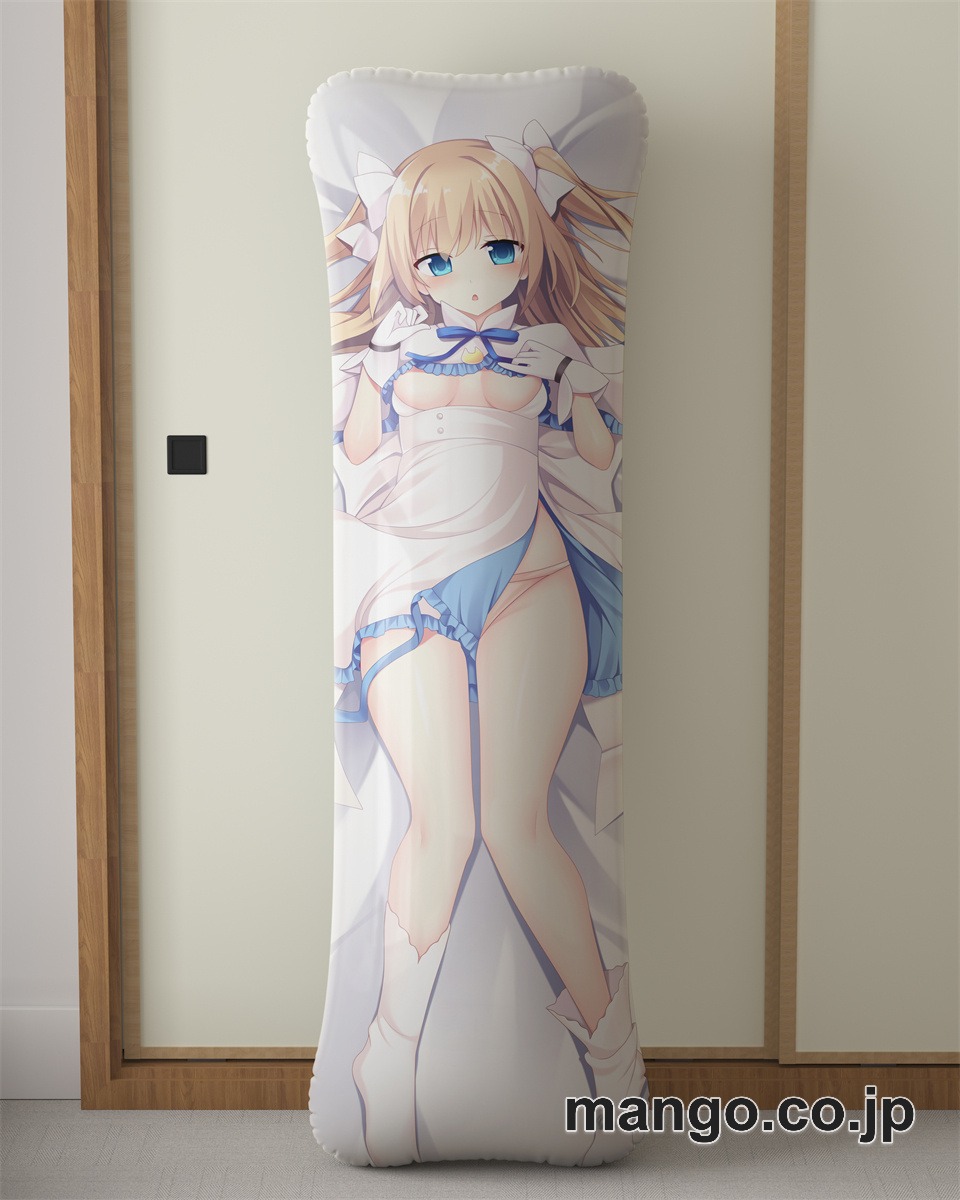 アニメ抱き枕カバー「オリジナル」絵守エル大型クッションキャラクターグッズPVC製コレクション用｜空気ビニール製 等身大抱き枕 コレクション向けグッズ
