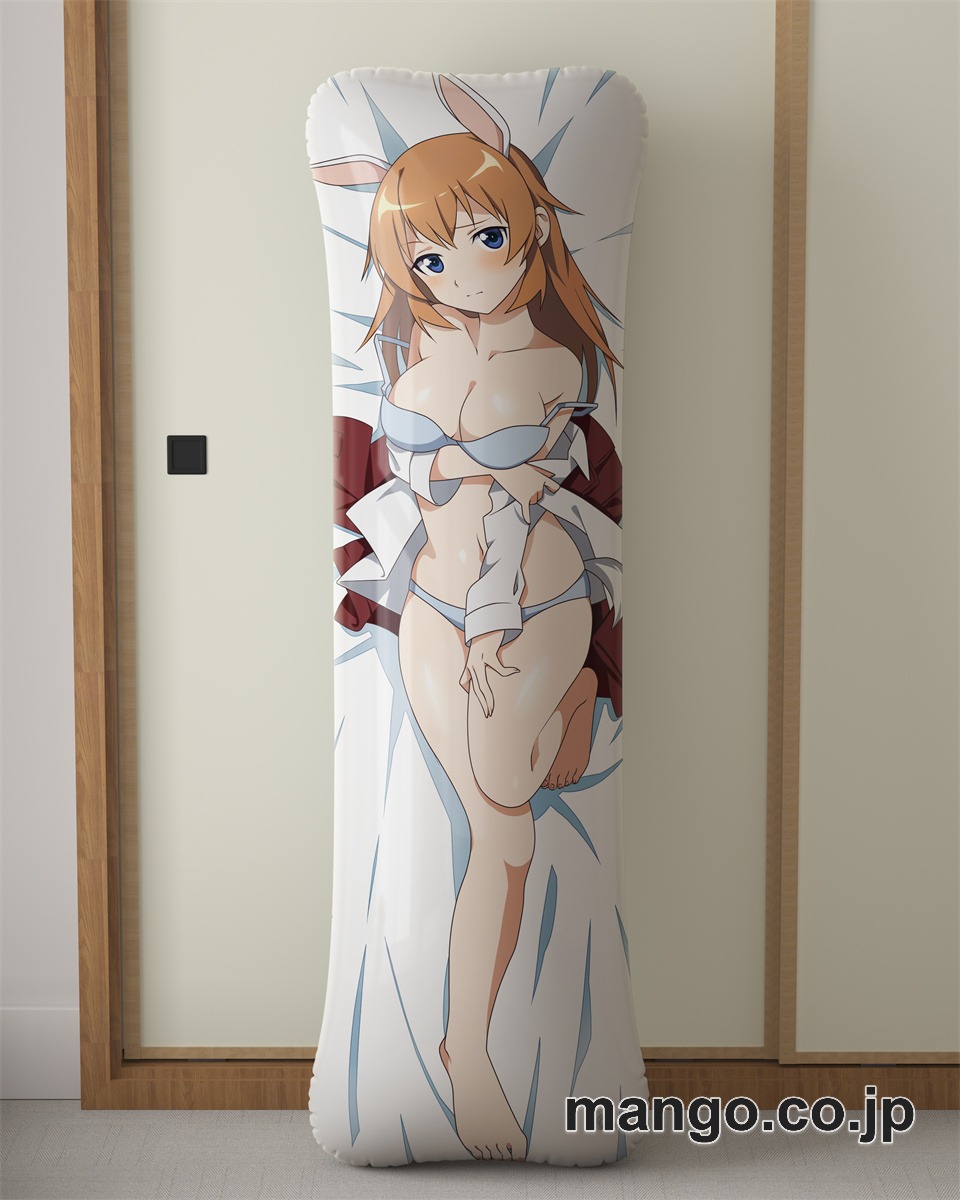 アニメ抱き枕カバーストライクウィッチーズシャーリー大型クッションキャラクターグッズPVC製コレクション用 等身大ビニールクッション 抱き枕 アニメ・キャラグッズ