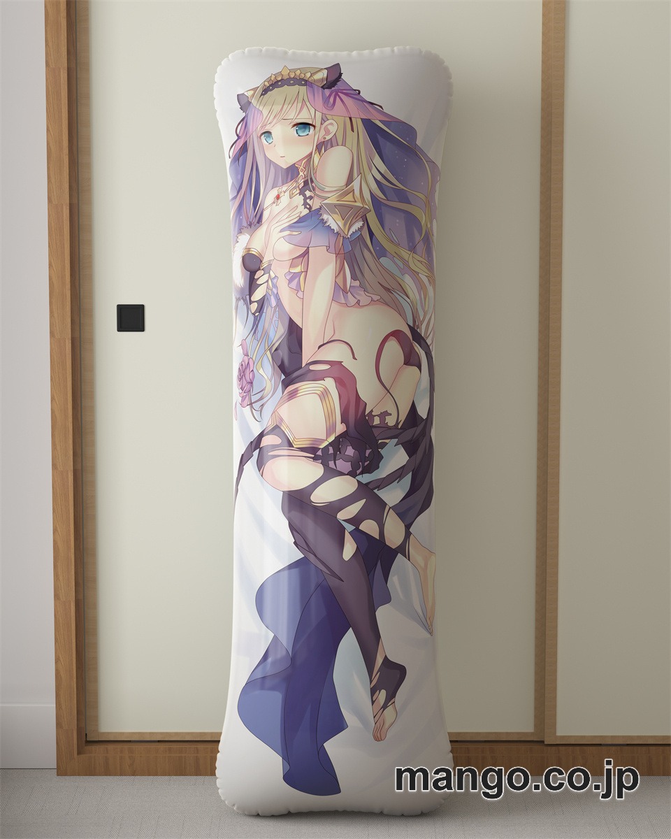 アニメ抱き枕カバープラチナグレード「上柚木綾瀬」大型クッションキャラクターグッズPVC製コレクション用｜PVC エアクッション 等身大サイズ 立体ディスプレイ 2
