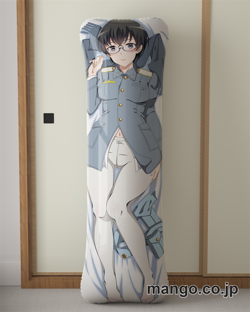 アニメ抱き枕カバールーッカネン少佐大型クッションキャラクターグッズPVC製コレクション用 等身大 抱き枕 空気ビニール製 キャラクターグッズ