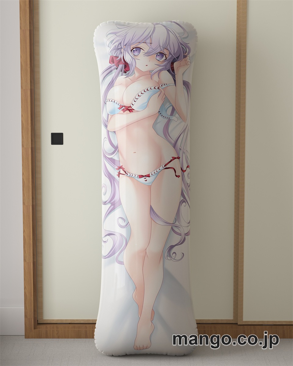 アニメ抱き枕カバー戦姫絶唱シンフォギア雪音クリス大型クッションキャラクターグッズPVC製コレクション用｜PVC エアクッション 等身大サイズ 立体ディスプレイ 2