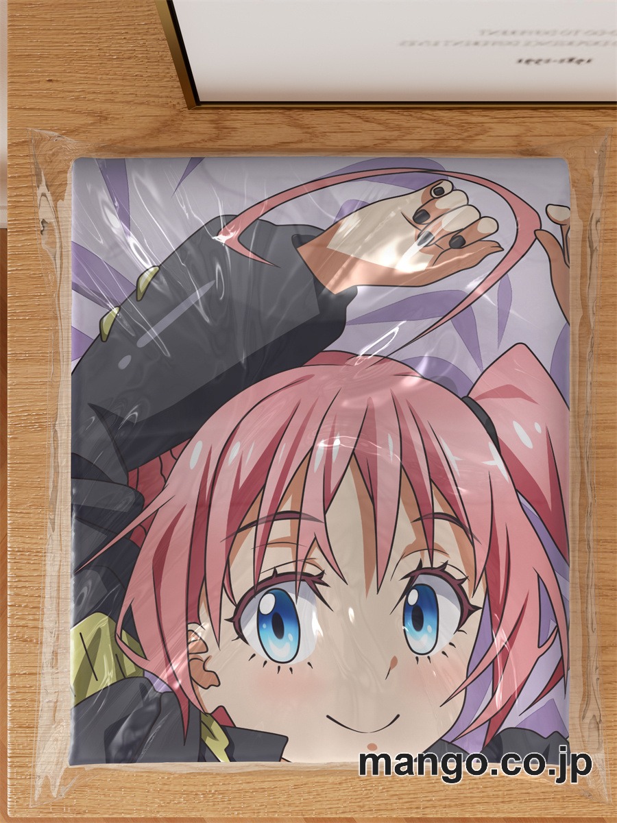 アニメ抱き枕カバー「転生したらスライムだった件」描き下ろし大型クッションキャラクターグッズPVC製コレクション用｜空気ビニール製 等身大抱き枕 コレクション向けグッズ 3
