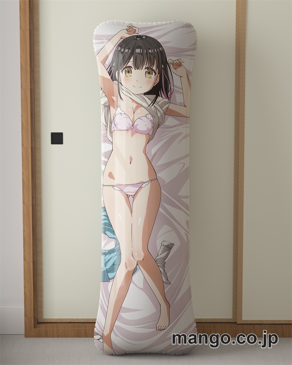 アニメ抱き枕カバーOneRoom花坂結衣大型クッションキャラクターグッズPVC製コレクション用｜PVC エアクッション 等身大サイズ 立体ディスプレイ