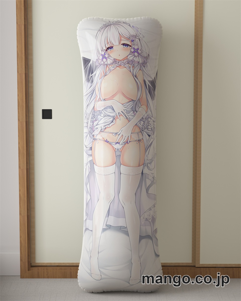 アニメ抱き枕カバー「アズールレーン」描き下ろしイラストリアス大型クッションキャラクターグッズPVC製コレクション用｜等身大エアクッション ビッグサイズ PVC製 アニメグッズ 2