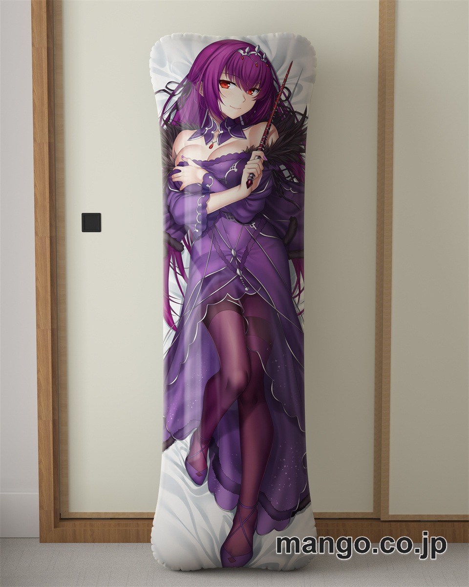 アニメ抱き枕カバー「FateGrandOrder」スカディ大型クッションキャラクターグッズPVC製コレクション用｜空気ビニール製 等身大抱き枕 コレクション向けグッズ