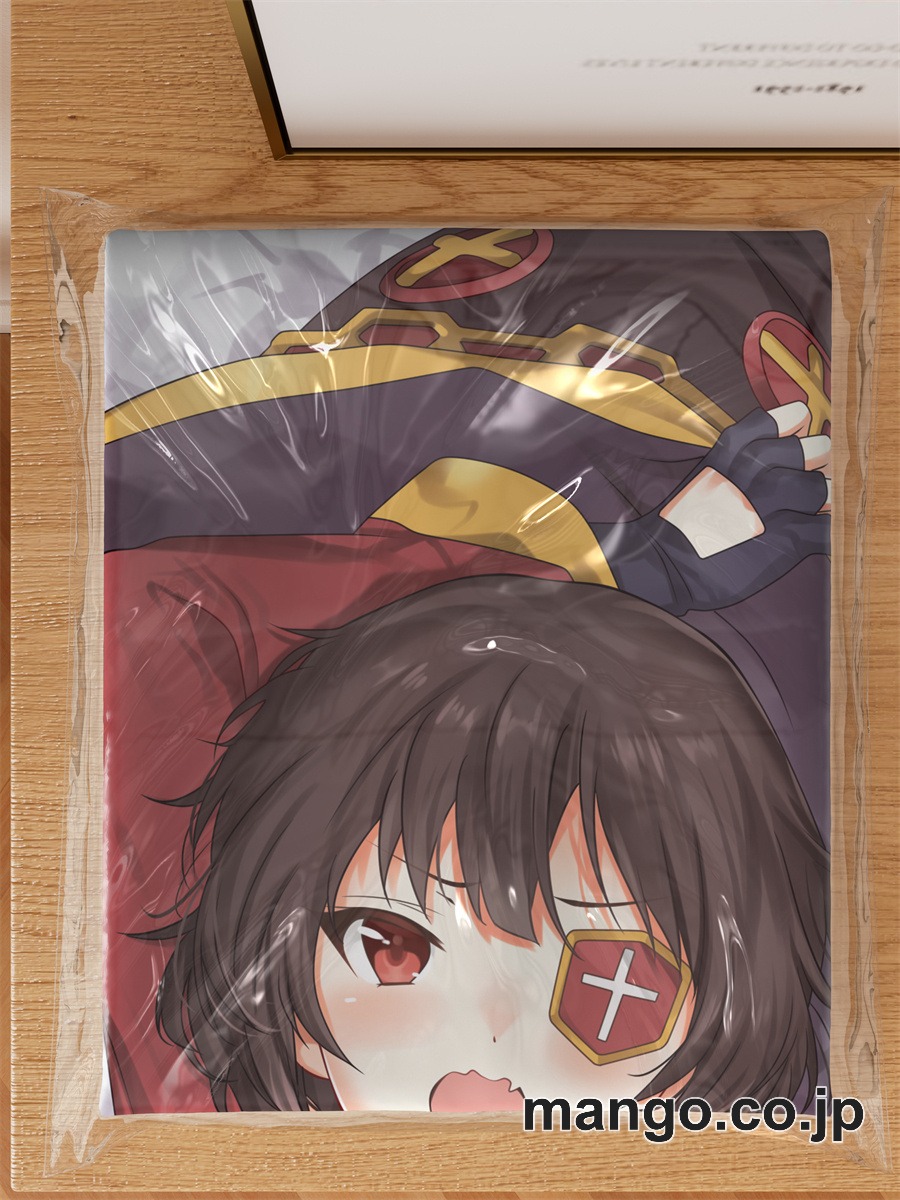 アニメ抱き枕カバー「この素晴らしい世界に祝福を！」めぐみん大型クッションキャラクターグッズPVC製コレクション用｜等身大エアクッション ビッグサイズ PVC製 アニメグッズ 3