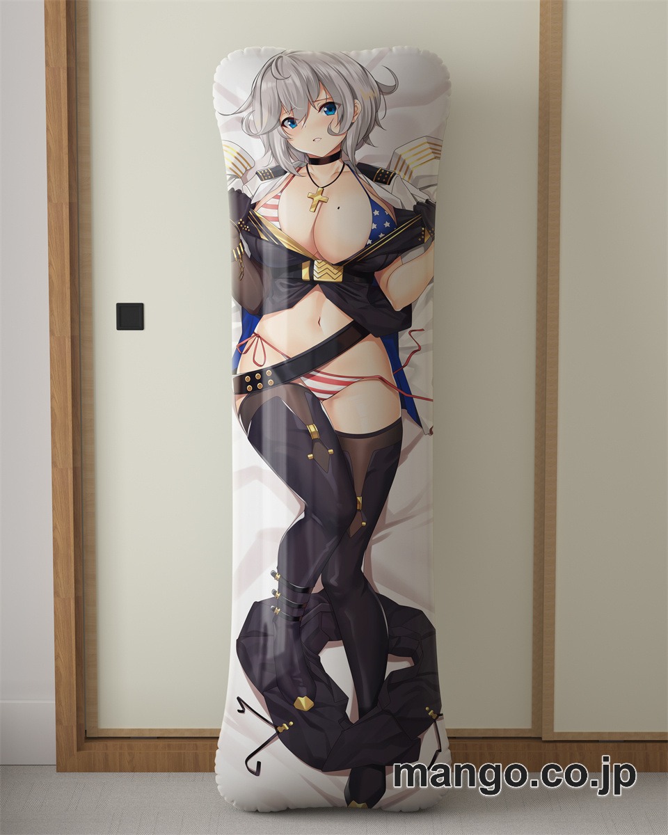 アニメ抱き枕カバー「ワシントン(アズールレーン)」大型クッションキャラクターグッズPVC製コレクション用 ビッグサイズ 等身大クッション 立体キャラクターアイテム