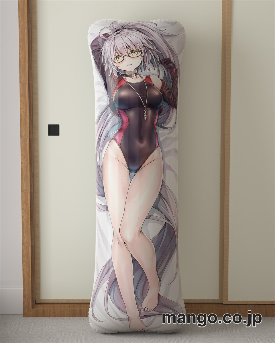 アニメ抱き枕カバーFGOジャンヌ オルタ競泳 ビキニ大型クッションキャラクターグッズPVC製コレクション用 ビッグサイズ 等身大クッション 立体キャラクターアイテム 2