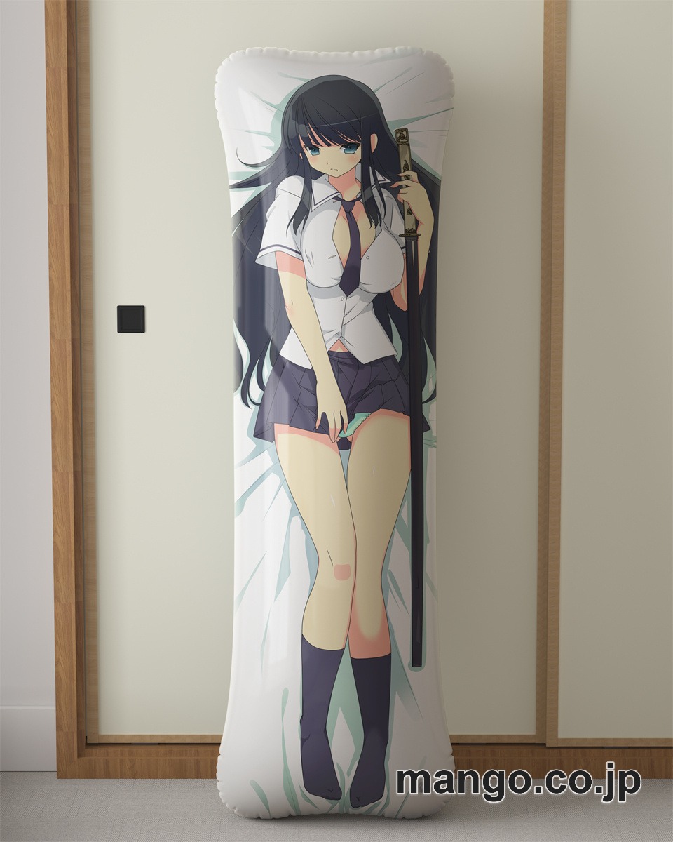 アニメ抱き枕カバー閃乱カグラ斑鳩大型クッションキャラクターグッズPVC製コレクション用｜PVC エアクッション 等身大サイズ 立体ディスプレイ