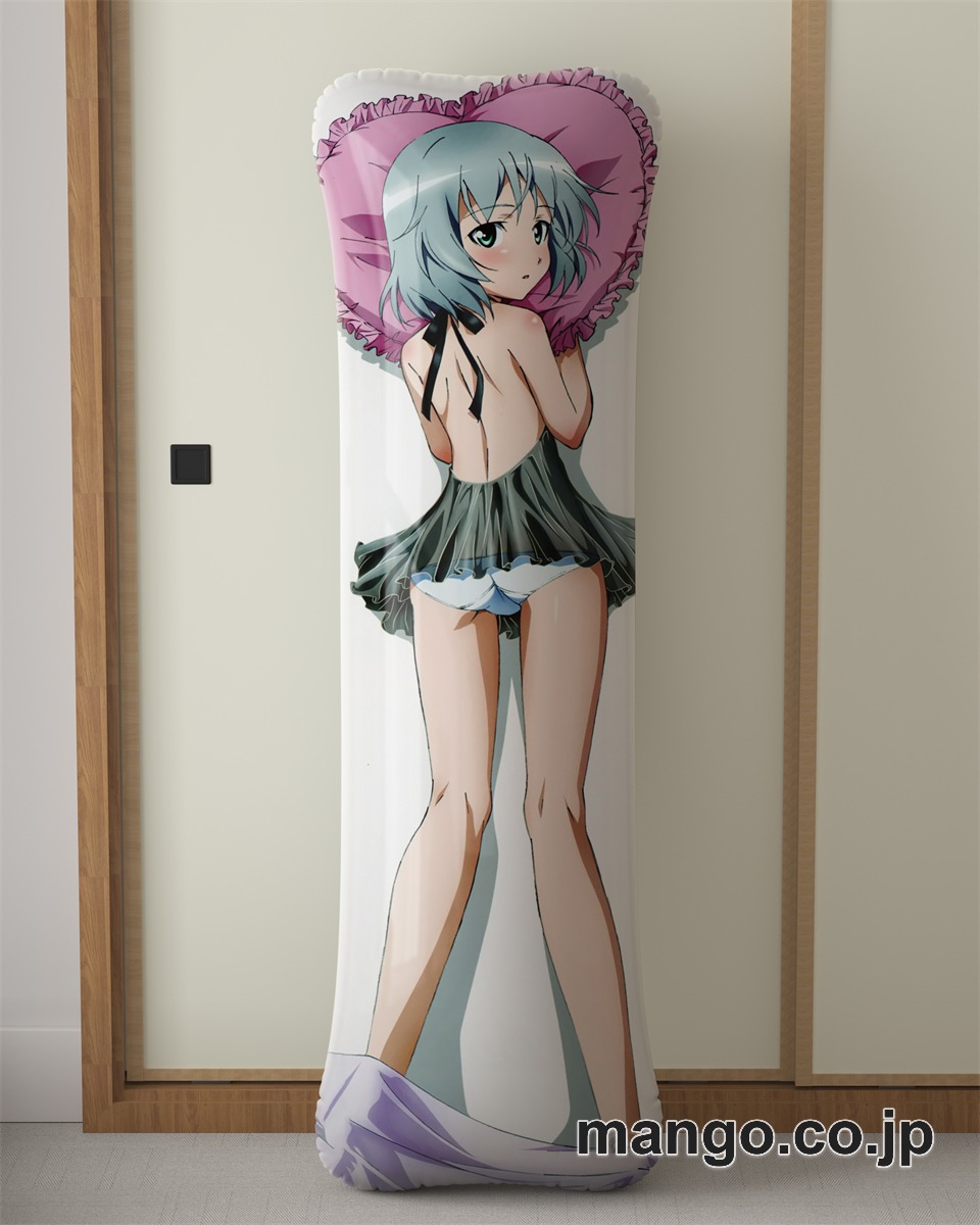 アニメ抱き枕カバーストライクウィッチーズ大型クッションキャラクターグッズPVC製コレクション用｜空気ビニール製 等身大抱き枕 コレクション向けグッズ