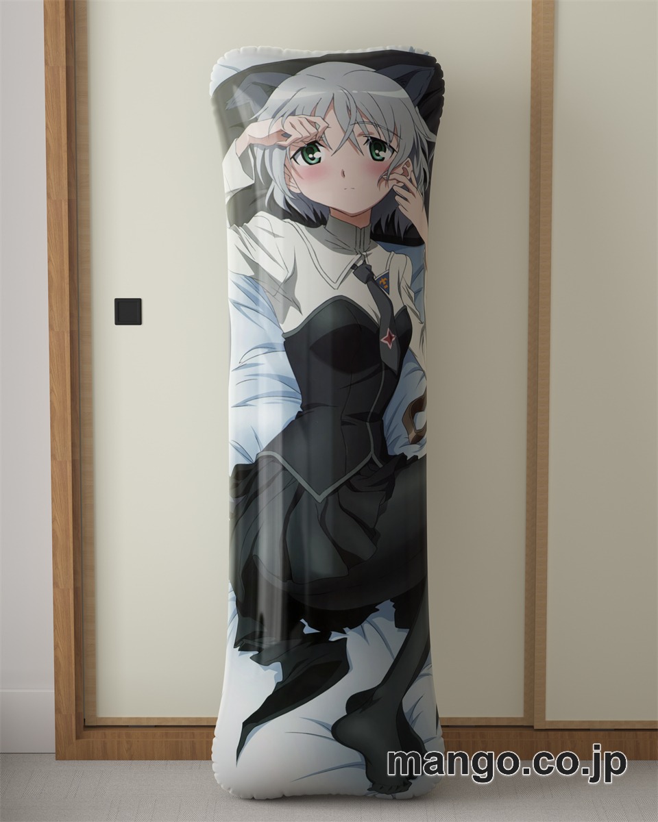 アニメ抱き枕カバーストライクウィッチーズ大型クッションキャラクターグッズPVC製コレクション用 等身大ビニールクッション 抱き枕 アニメ・キャラグッズ 2