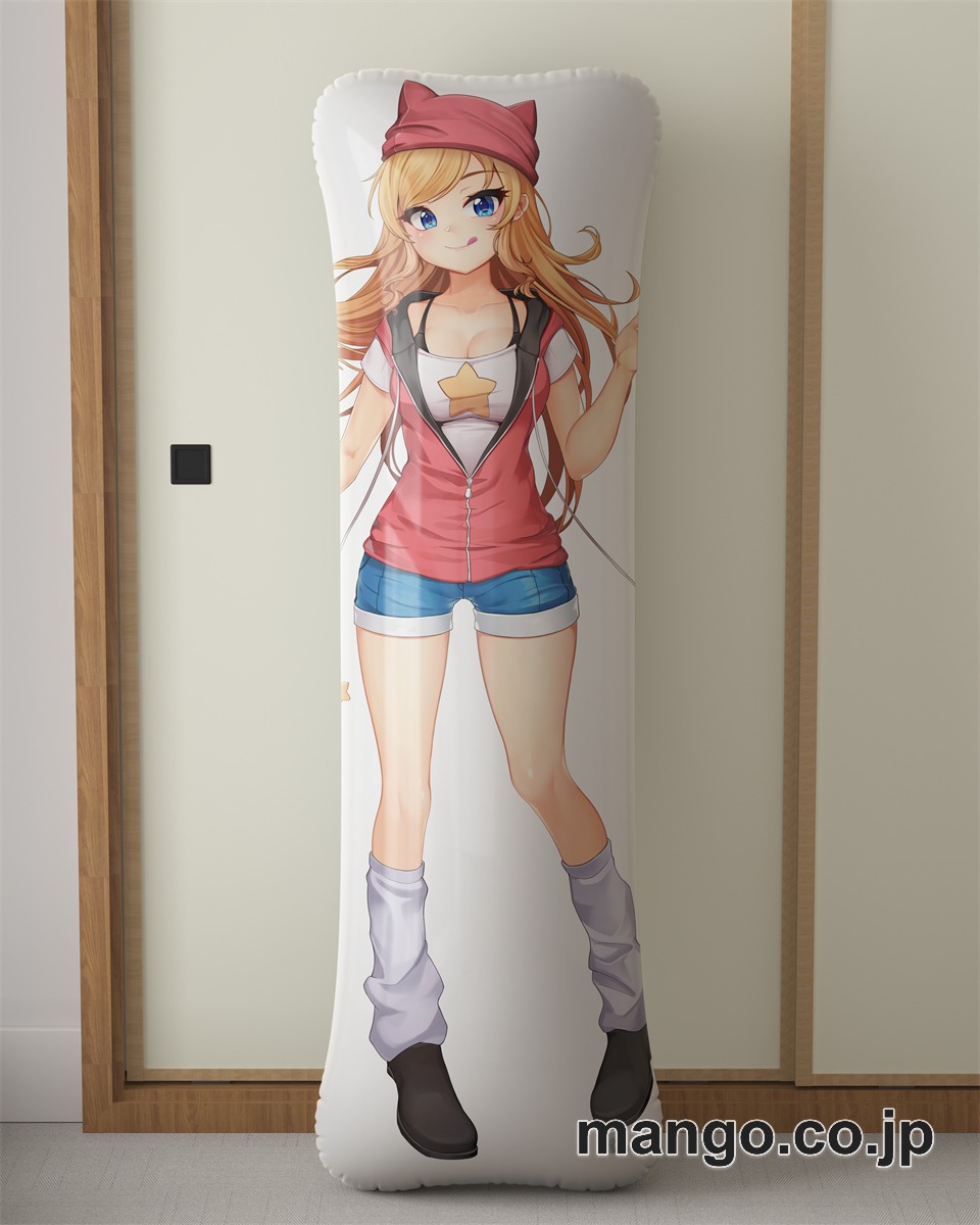 アニメ抱き枕カバーアイドルマスターシンデレラガールズ大型クッションキャラクターグッズPVC製コレクション用｜空気ビニール製 等身大抱き枕 コレクション向けグッズ