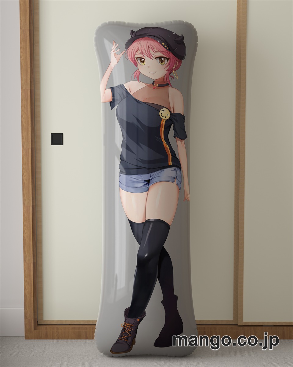 アニメ抱き枕カバーアイドルマスターシンデレラガールズ大型クッションキャラクターグッズPVC製コレクション用｜PVC エアクッション 等身大サイズ 立体ディスプレイ 2
