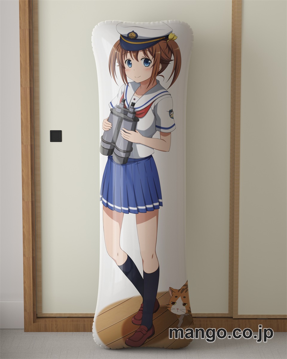 アニメ抱き枕カバーハイスクール フリート大型クッションキャラクターグッズPVC製コレクション用｜PVC エアクッション 等身大サイズ 立体ディスプレイ