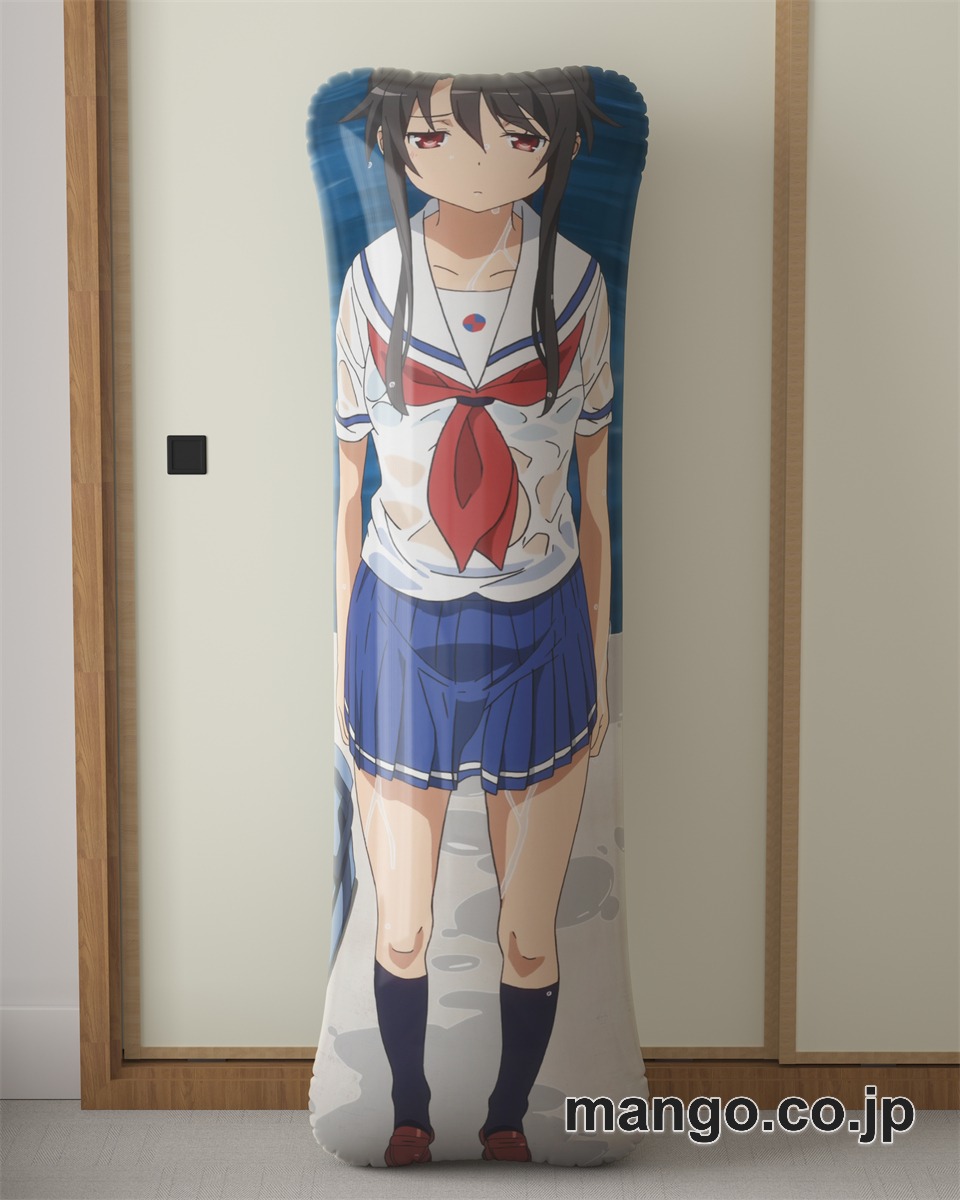 アニメ抱き枕カバーハイスクール フリート大型クッションキャラクターグッズPVC製コレクション用｜等身大エアクッション ビッグサイズ PVC製 アニメグッズ 2
