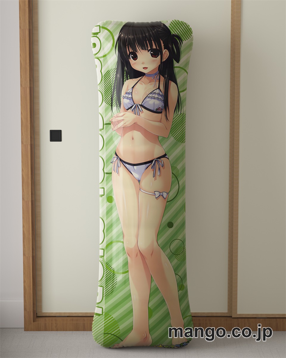 アニメ抱き枕カバーはるるみなもに！大型クッションキャラクターグッズPVC製コレクション用｜空気ビニール製 等身大抱き枕 コレクション向けグッズ