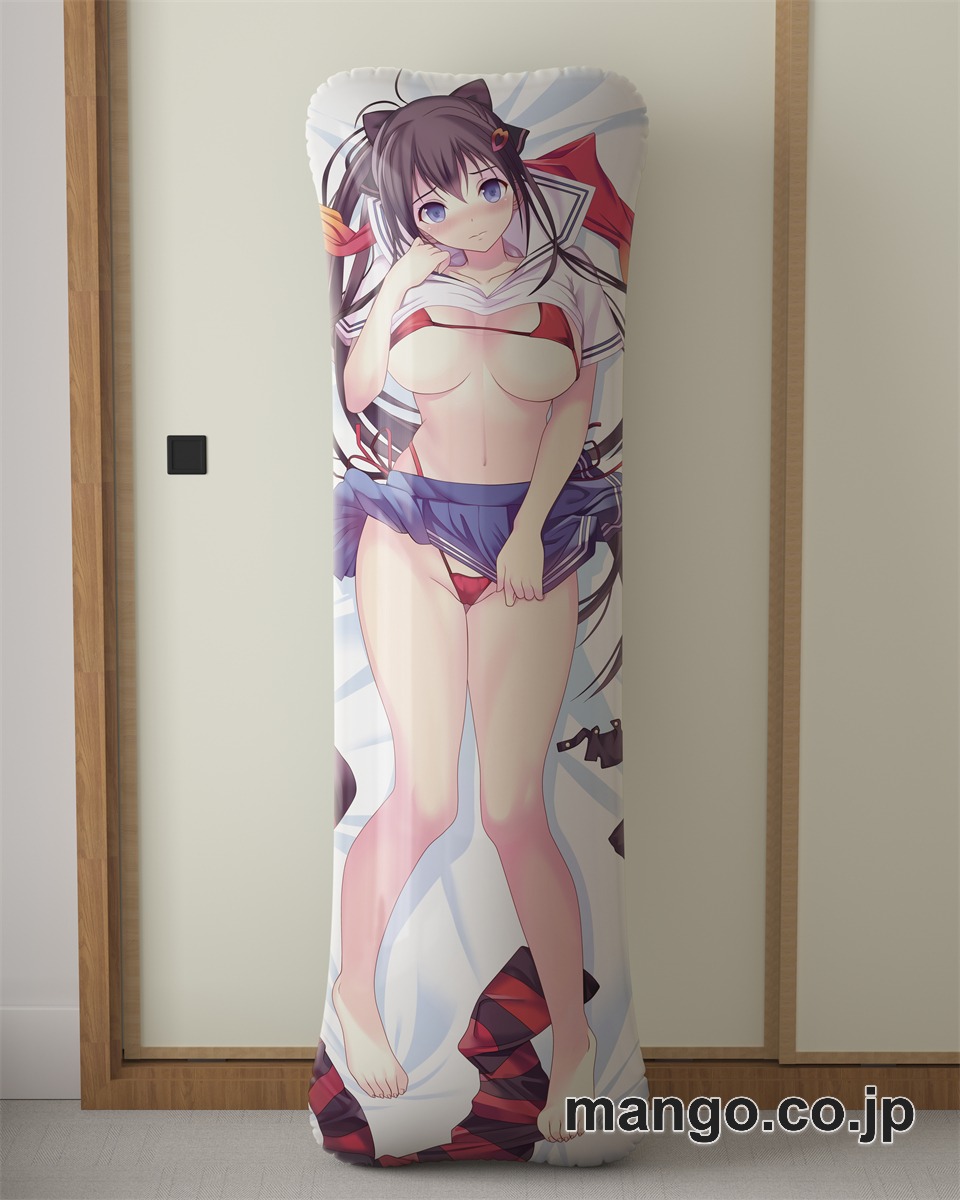 アニメ抱き枕カバー「ヴァルキリードライヴビクニ」神楽坂乱花大型クッションキャラクターグッズPVC製コレクション用 等身大 抱き枕 空気ビニール製 キャラクターグッズ