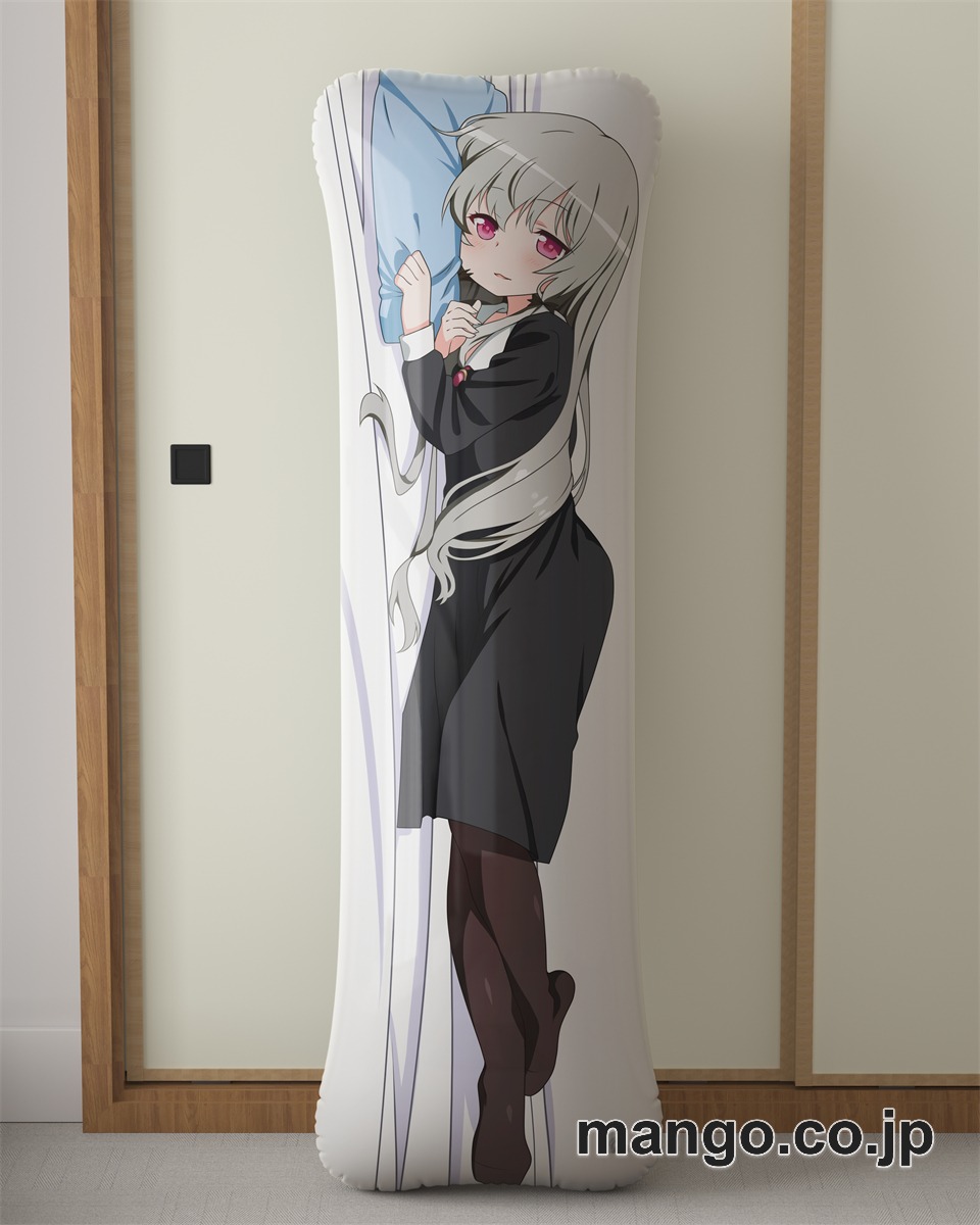 アニメ抱き枕カバー「となりの吸血鬼さん」大型クッションキャラクターグッズPVC製コレクション用｜空気ビニール製 等身大抱き枕 コレクション向けグッズ