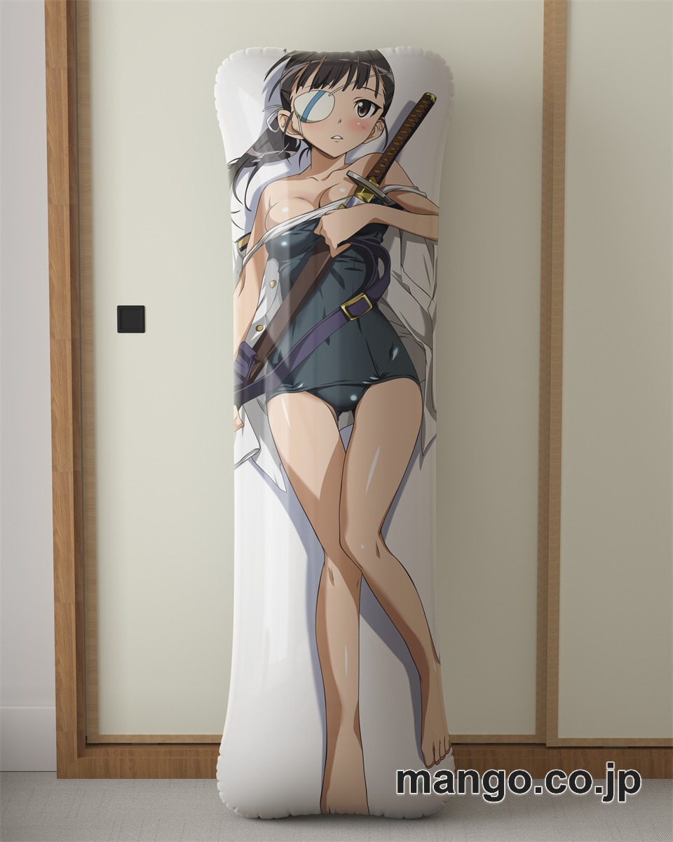 アニメ抱き枕カバーストライクウィッチーズ坂本美緒大型クッションキャラクターグッズPVC製コレクション用｜等身大エアクッション ビッグサイズ PVC製 アニメグッズ