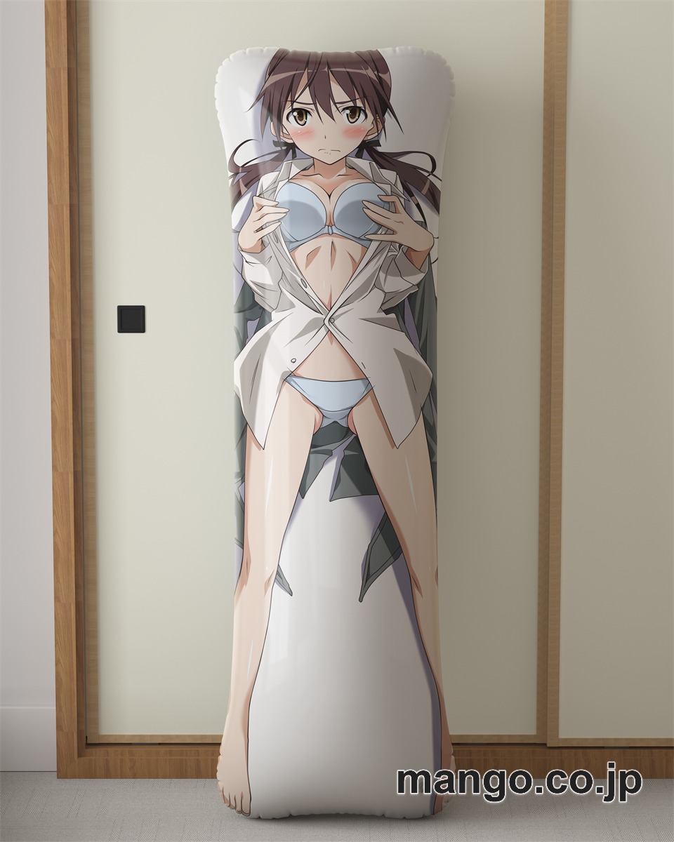 アニメ抱き枕カバーストライクウィッチーズゲルトルート バルクホルン大型クッションキャラクターグッズPVC製コレクション用｜PVC エアクッション 等身大サイズ 立体ディスプレイ