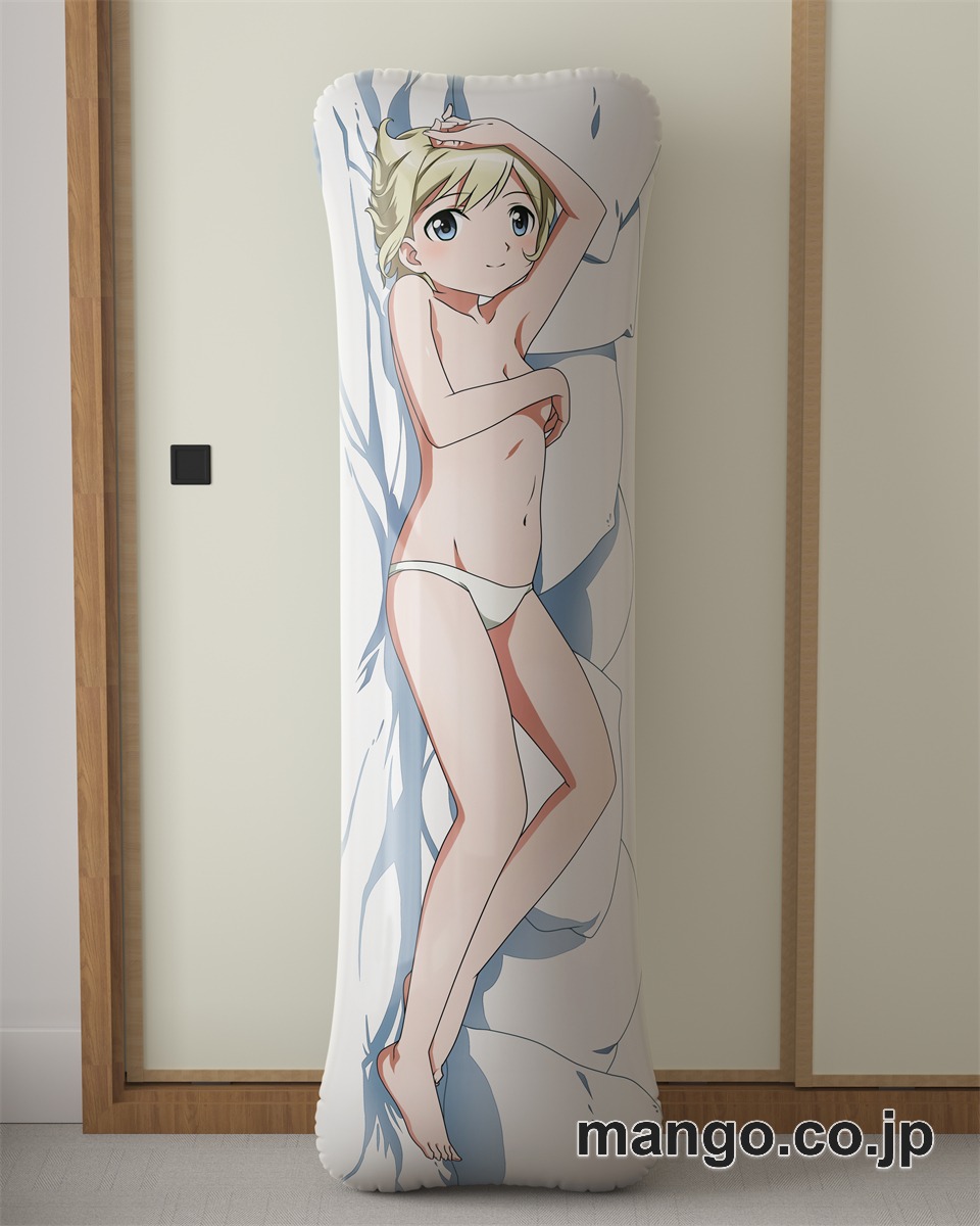 アニメ抱き枕カバーストライクウィッチーズハルトマン大型クッションキャラクターグッズPVC製コレクション用 等身大 抱き枕 空気ビニール製 キャラクターグッズ 2