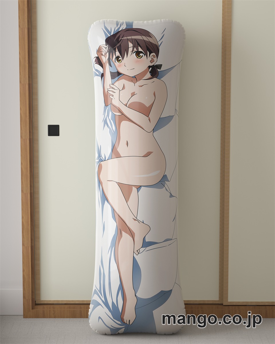 アニメ抱き枕カバーストライクウィッチーズバルクホルン大型クッションキャラクターグッズPVC製コレクション用｜等身大エアクッション ビッグサイズ PVC製 アニメグッズ 2
