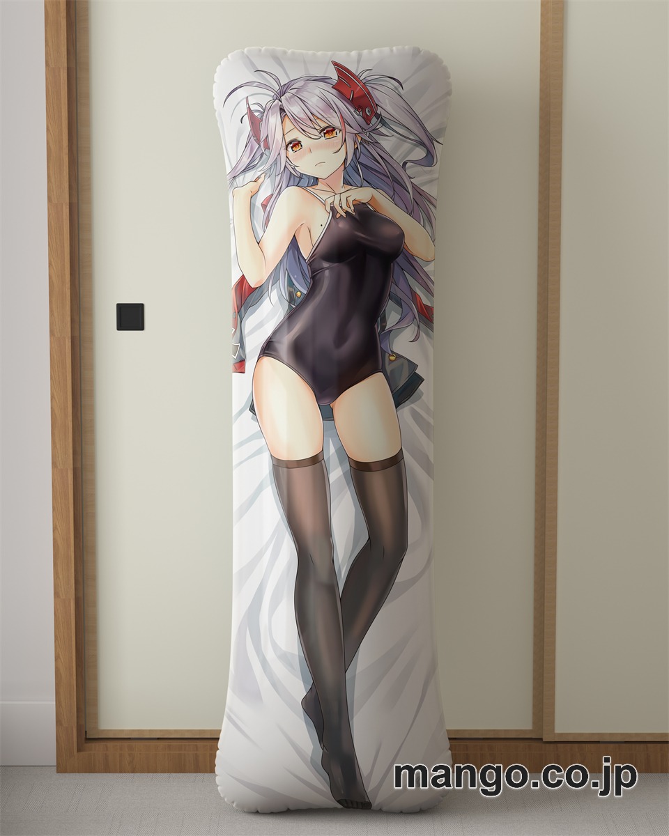 アニメ抱き枕カバー「アズールレーン」プリンツスク水ニーハイタイツ大型クッションキャラクターグッズPVC製コレクション用 ビッグサイズ 等身大クッション 立体キャラクターアイテム