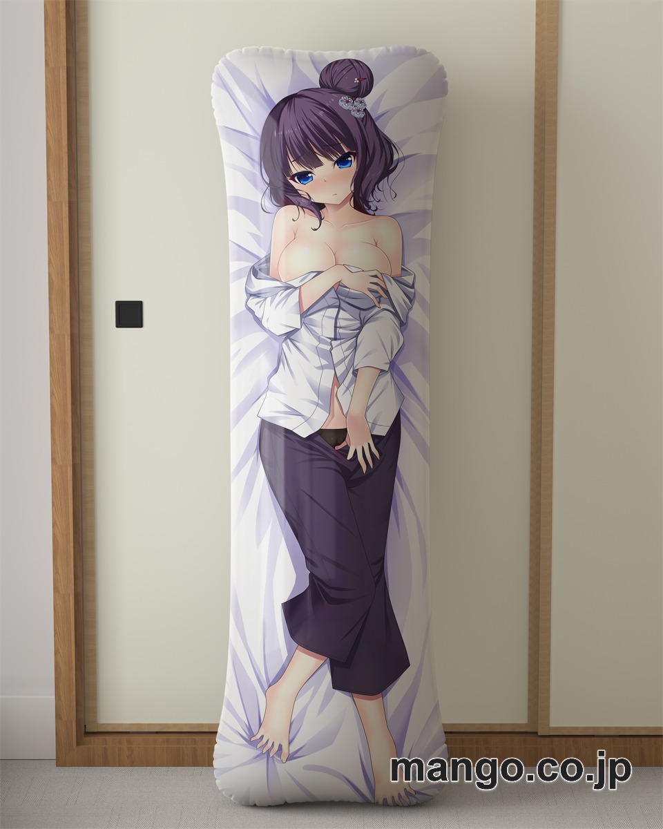 アニメ抱き枕カバー「FateGrandOrder」葛飾北斎(お栄)大型クッションキャラクターグッズPVC製コレクション用｜等身大エアクッション ビッグサイズ PVC製 アニメグッズ