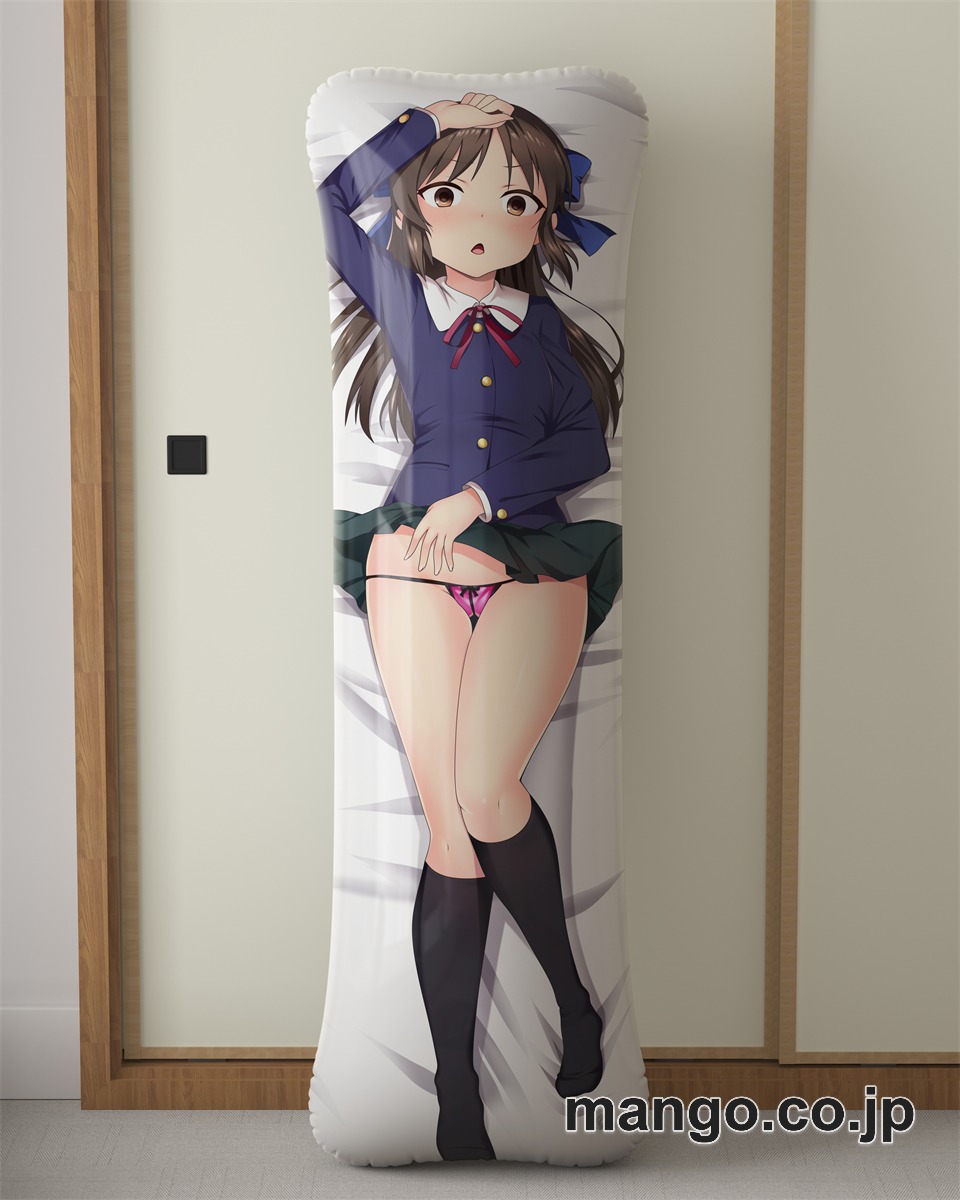 アニメ抱き枕カバー「アイドルマスターシンデレラガールズ」橘ありす大型クッションキャラクターグッズPVC製コレクション用｜空気ビニール製 等身大抱き枕 コレクション向けグッズ