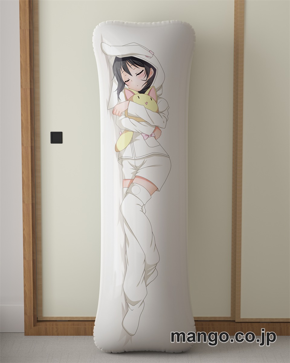 アニメ抱き枕カバー「ラブライブ！」矢澤にこ添い寝大型クッションキャラクターグッズPVC製コレクション用｜等身大エアクッション ビッグサイズ PVC製 アニメグッズ