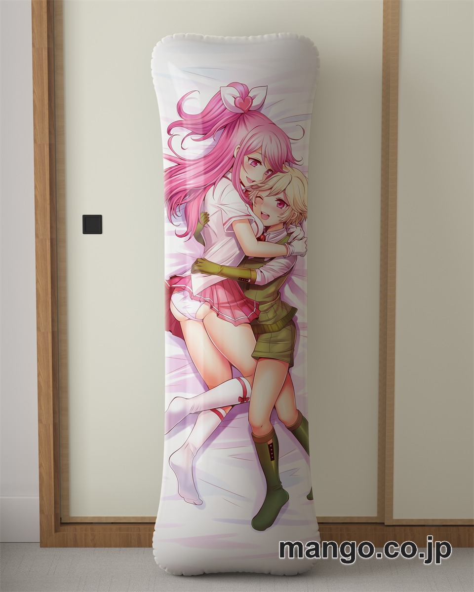 アニメ抱き枕カバーレミー×鏡華大型クッションキャラクターグッズPVC製コレクション用｜PVC エアクッション 等身大サイズ 立体ディスプレイ