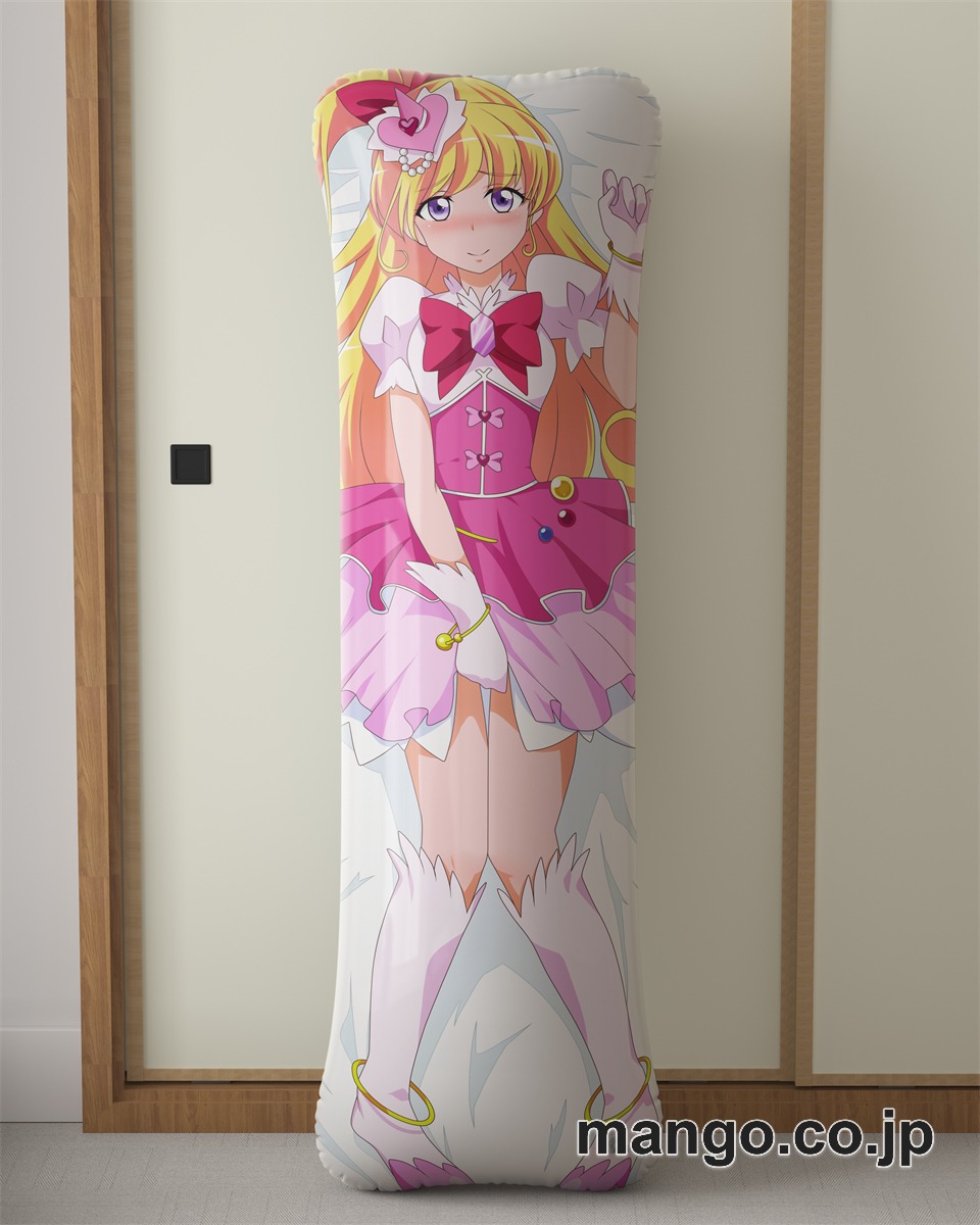 アニメ抱き枕カバー「魔法つかいプリキュア！」ミラクル大型クッションキャラクターグッズPVC製コレクション用｜空気ビニール製 等身大抱き枕 コレクション向けグッズ