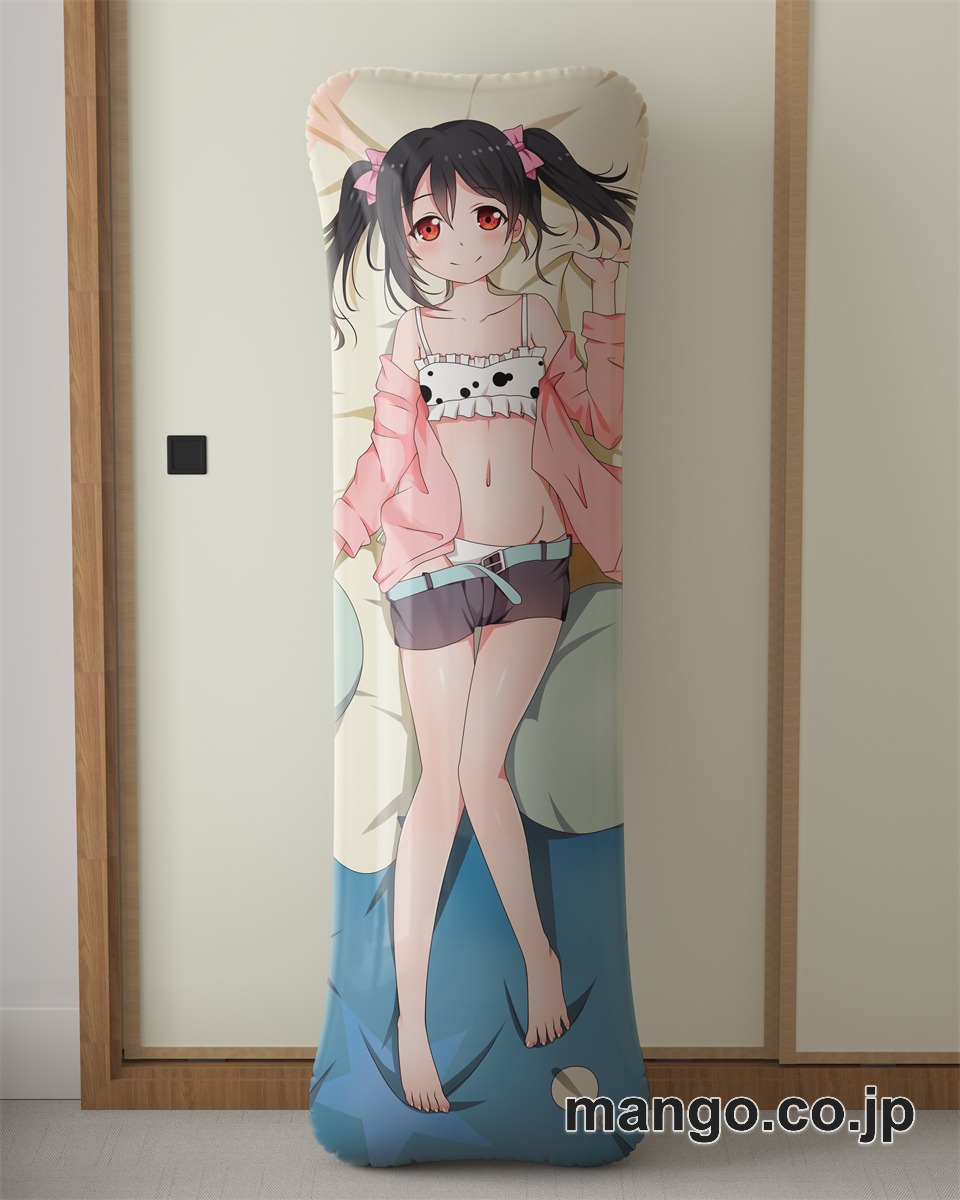 アニメ抱き枕カバー「ラブライブ！」矢澤にこ大型クッションキャラクターグッズPVC製コレクション用 等身大ビニールクッション 抱き枕 アニメ・キャラグッズ