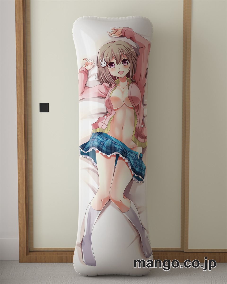 アニメ抱き枕カバー「ガールフレンド（仮）」陽歌さん大型クッションキャラクターグッズPVC製コレクション用｜PVC エアクッション 等身大サイズ 立体ディスプレイ