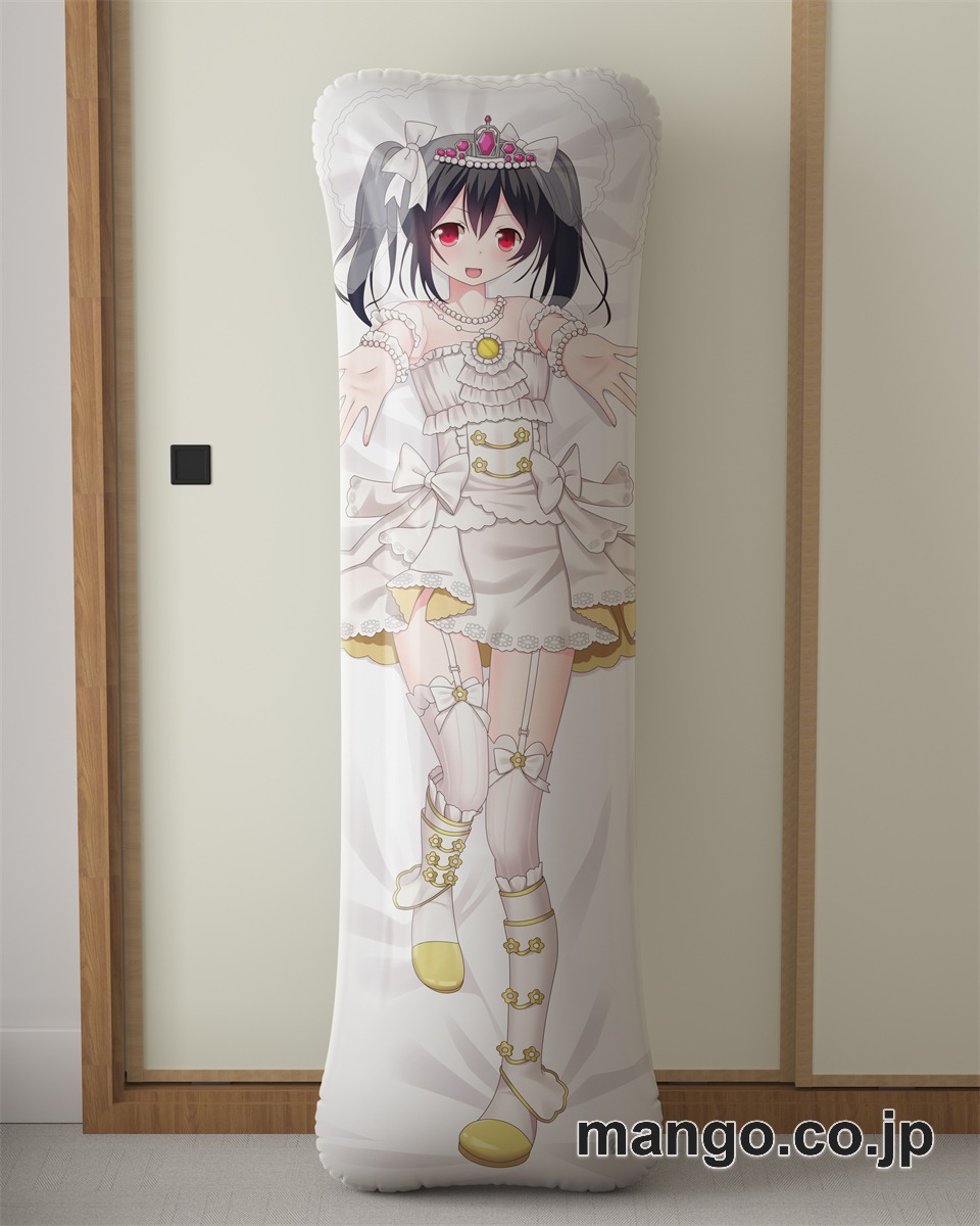 アニメ抱き枕カバー「ラブライブ！」矢澤にこ大型クッションキャラクターグッズPVC製コレクション用｜空気ビニール製 等身大抱き枕 コレクション向けグッズ