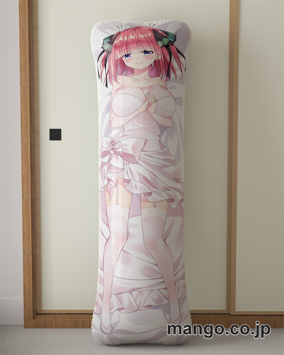 アニメ抱き枕カバー「五等分の花嫁」中野二乃大型クッションキャラクターグッズPVC製コレクション用｜PVC エアクッション 等身大サイズ 立体ディスプレイ 2