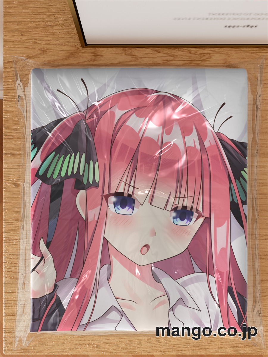 アニメ抱き枕カバー「五等分の花嫁」中野二乃大型クッションキャラクターグッズPVC製コレクション用｜PVC エアクッション 等身大サイズ 立体ディスプレイ 3