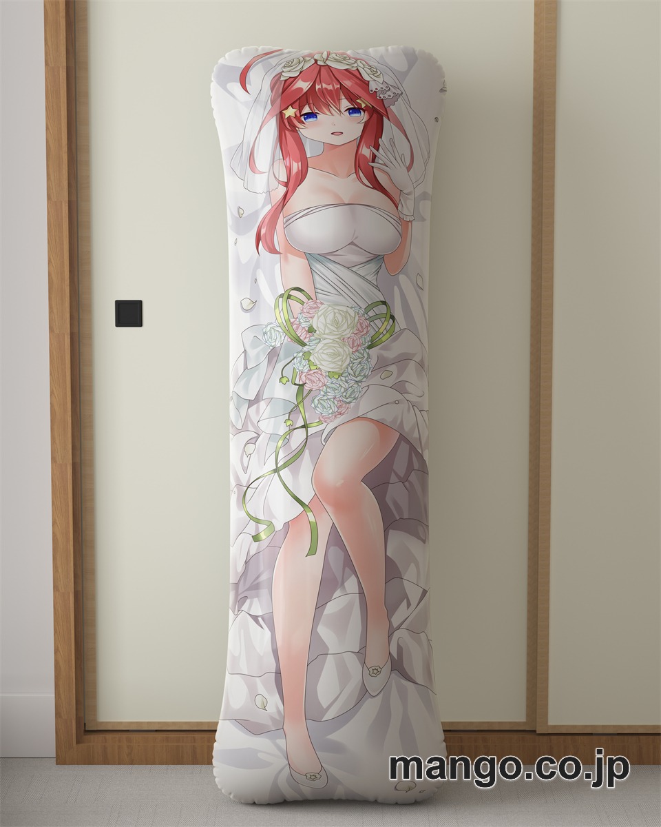 アニメ抱き枕カバー「五等分の花嫁」中野五月大型クッションキャラクターグッズPVC製コレクション用 ビッグサイズ 等身大クッション 立体キャラクターアイテム 2