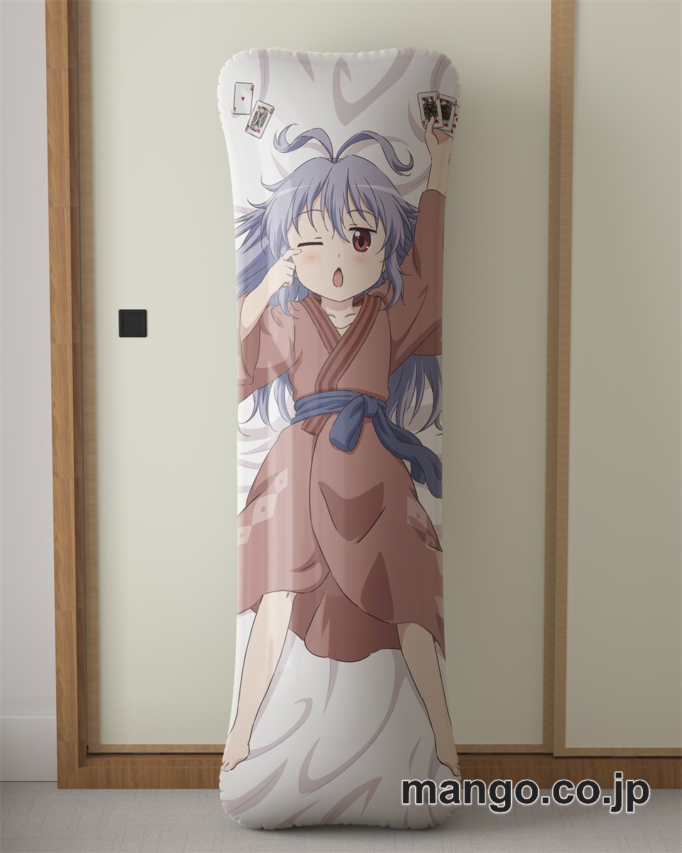アニメ抱き枕カバー「のんのんびより」大型クッションキャラクターグッズPVC製コレクション用｜空気ビニール製 等身大抱き枕 コレクション向けグッズ