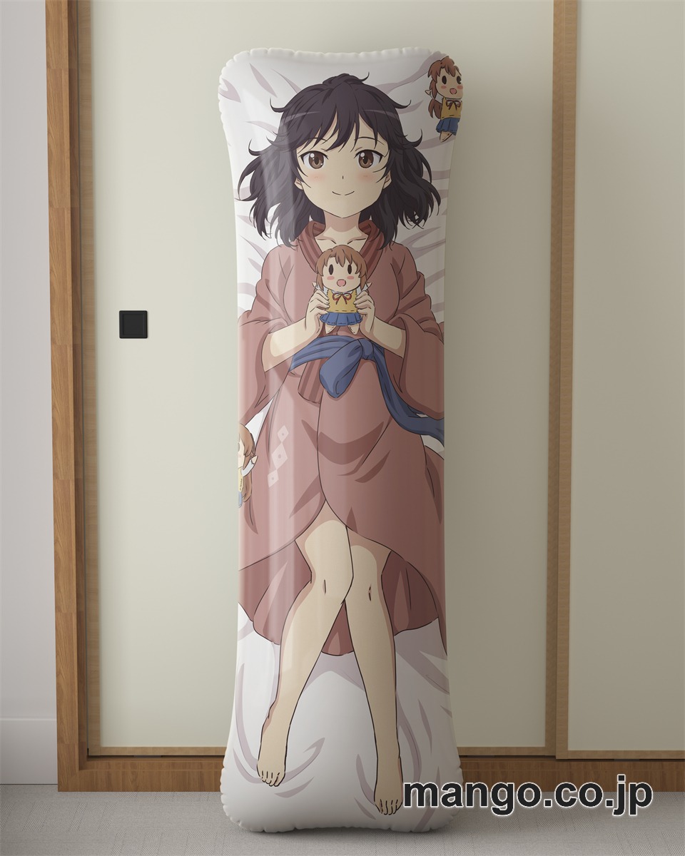 アニメ抱き枕カバー「のんのんびより」大型クッションキャラクターグッズPVC製コレクション用 等身大ビニールクッション 抱き枕 アニメ・キャラグッズ