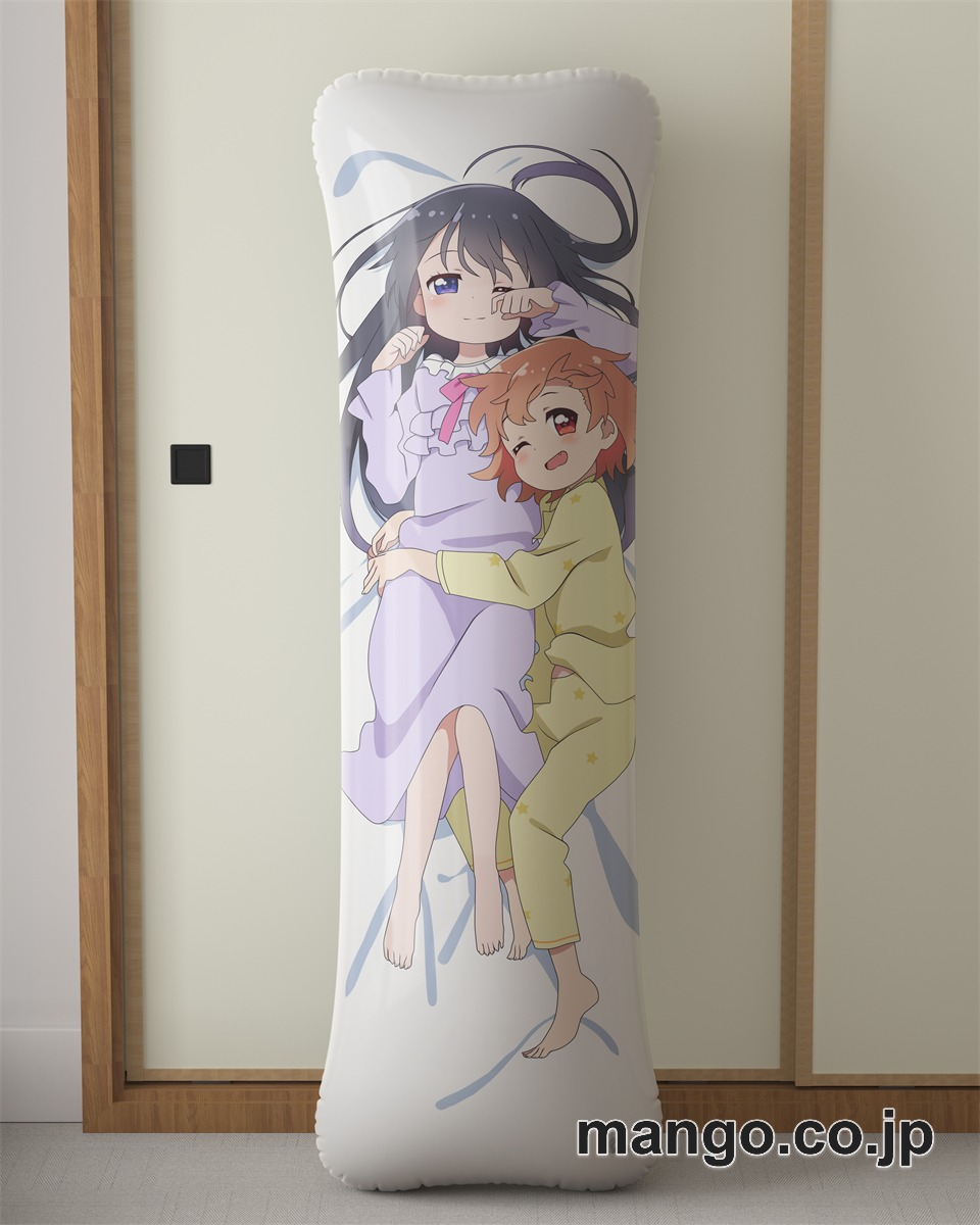 アニメ抱き枕カバー私に天使が舞い降りた！白咲花＆星野ひなた大型クッションキャラクターグッズPVC製コレクション用 等身大 抱き枕 空気ビニール製 キャラクターグッズ