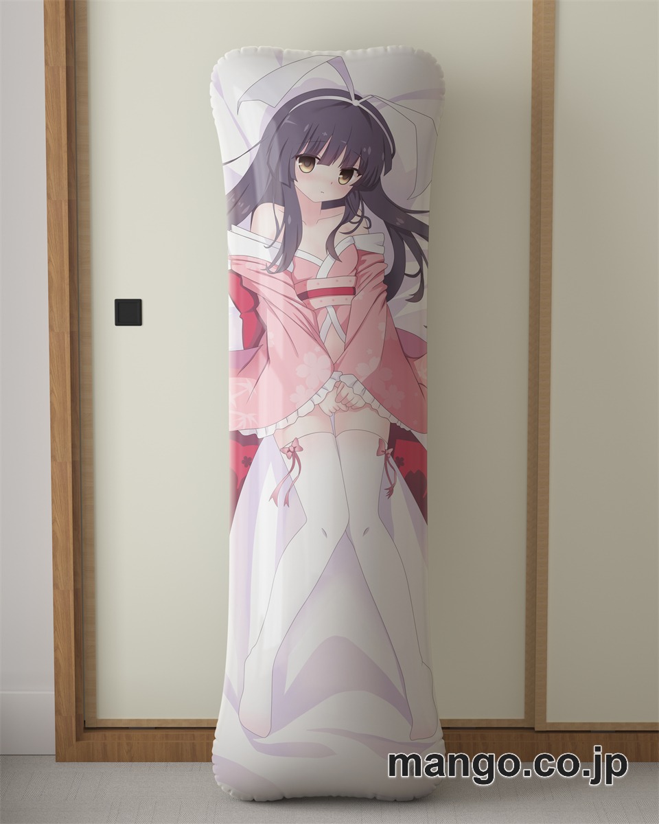 アニメ抱き枕カバー「東方Project」蓬莱山輝夜大型クッションキャラクターグッズPVC製コレクション用｜PVC エアクッション 等身大サイズ 立体ディスプレイ