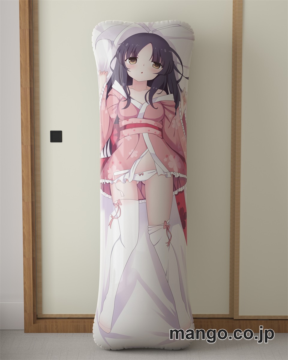 アニメ抱き枕カバー「東方Project」蓬莱山輝夜大型クッションキャラクターグッズPVC製コレクション用｜PVC エアクッション 等身大サイズ 立体ディスプレイ 2